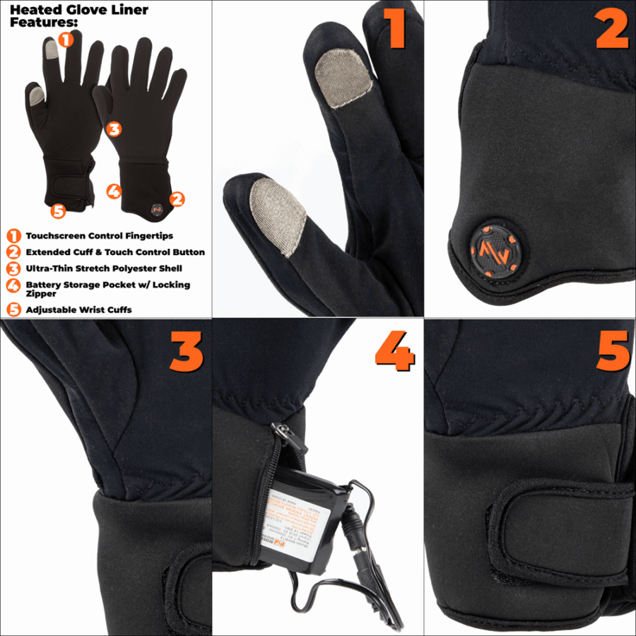 Kazalia Heated Glove Liner – Lightweight Thermal Hand Warmer - Image 7