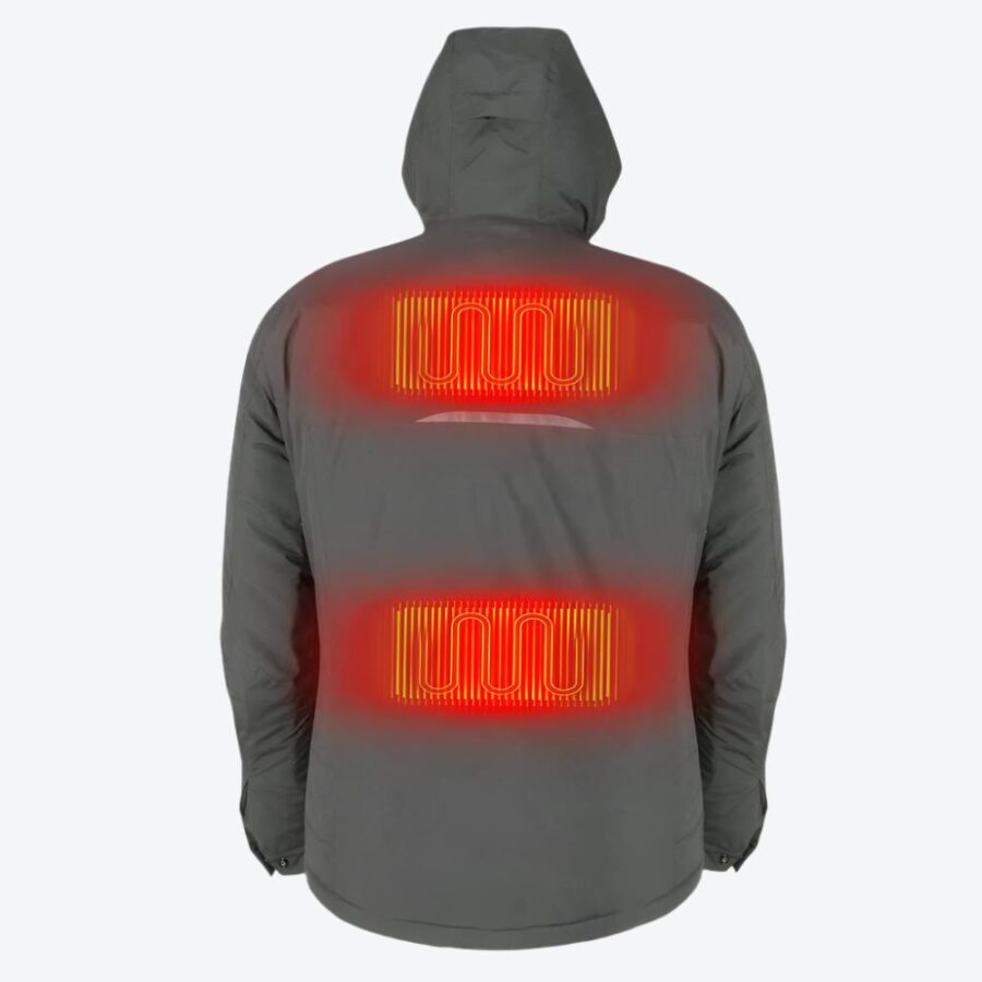 Kazalia Men’s Pinnacle Parka Jacket – Insulated Winter Coat - Image 3
