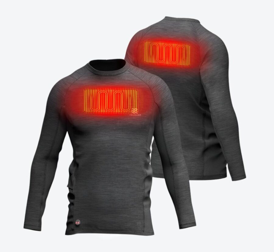 Kazalia Men’s Heated Base Layer Shirt – Primer Thermal Winter Top - Image 2