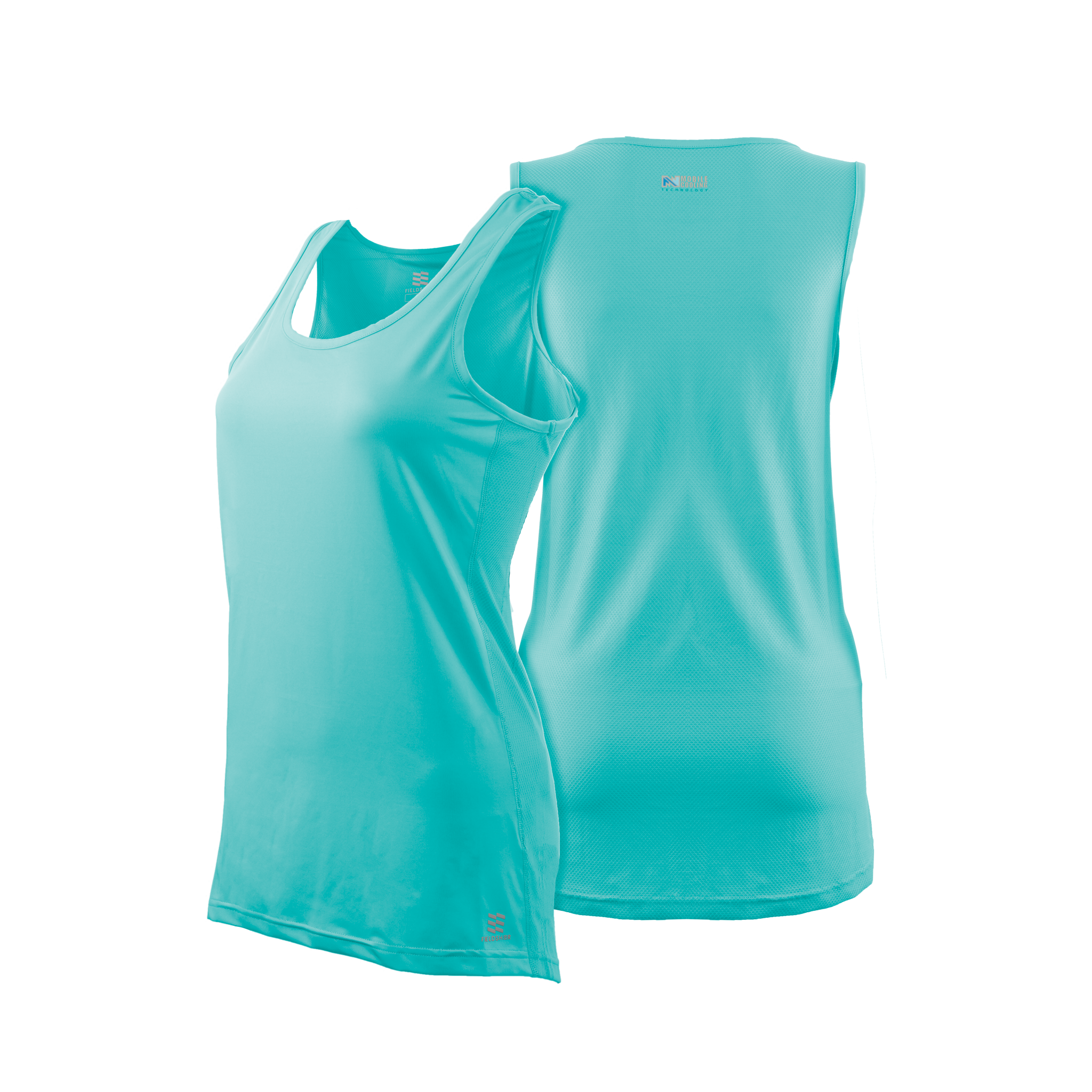 Kazalia Women’s Cooling Tank Top – Sky Blue Breathable Summer Shirt - Image 2