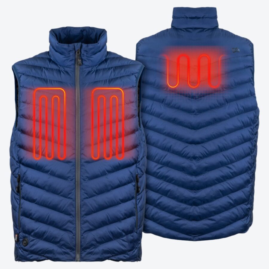 Kazalia Men’s Backcountry Xtera Heated Vest – Thermal Winter Layer - Image 2