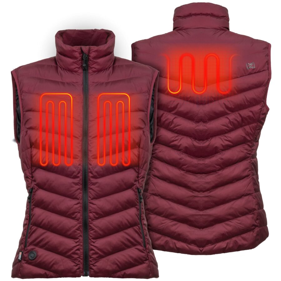 Kazalia Women’s Backcountry Xtera Heated Vest – Thermal Winter Layer - Image 2