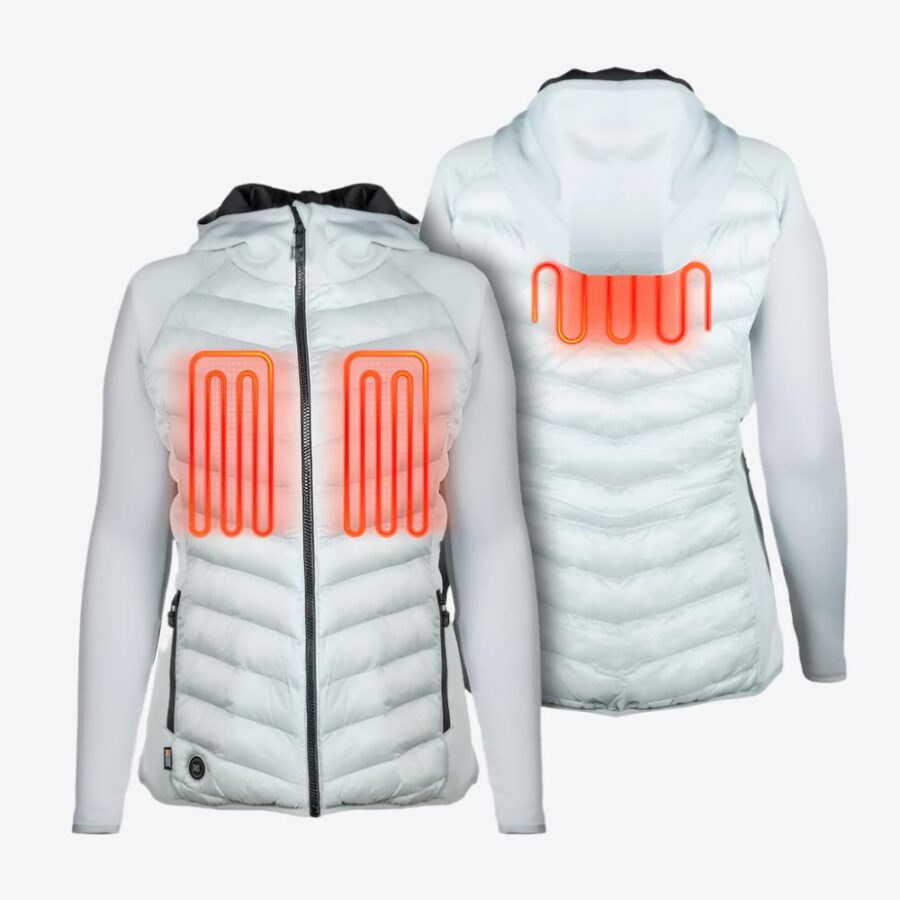 Kazalia Women’s Ventani Hybrid Heated Jacket – Thermal Winter Coat - Image 2