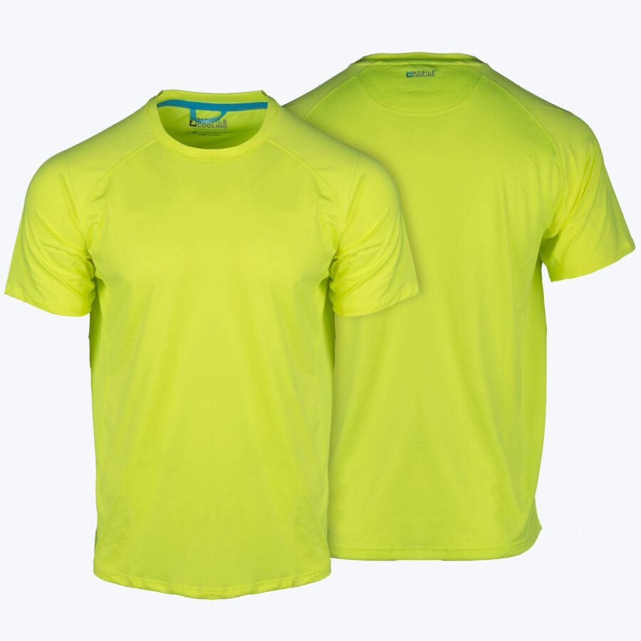 Kazalia Men’s Cooling Hi-Vis Short Sleeve Shirt – Breathable Safety Top - Image 5
