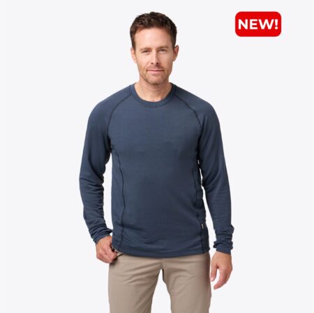 Kazalia Men’s Baselite Heated Baselayer Shirt – Thermal Winter Top