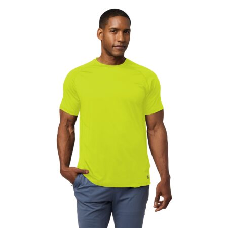 Kazalia Men’s Cooling Hi-Vis Short Sleeve Shirt – Breathable Safety Top