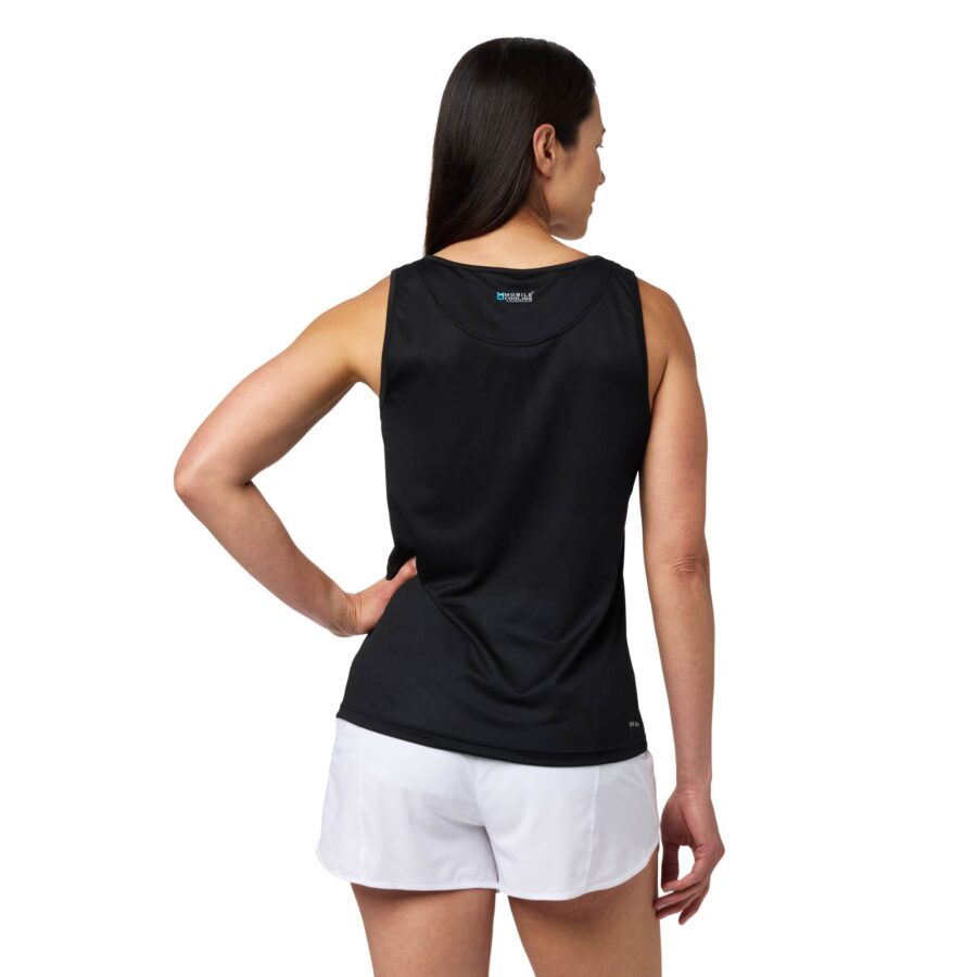 Kazalia Women’s Cooling Tank Top – Black Breathable Summer Shirt - Image 3