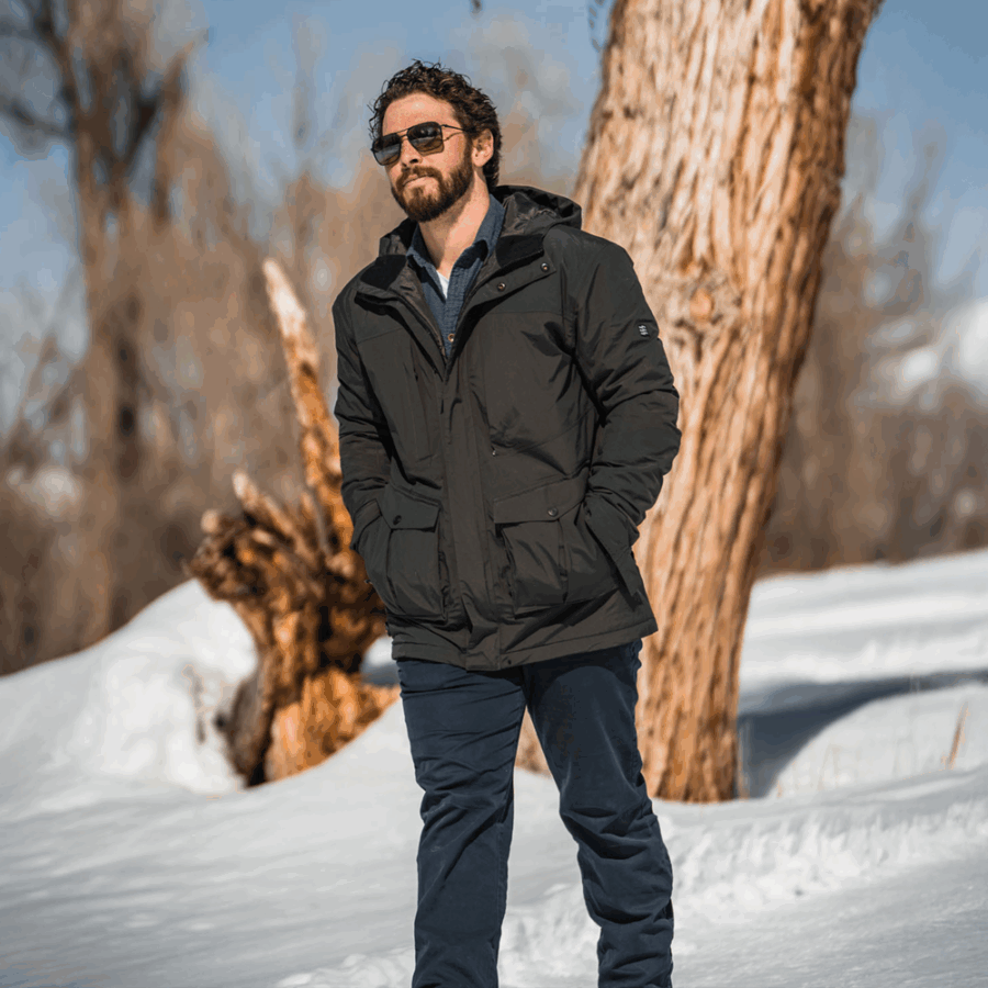 Kazalia Men’s Pinnacle Parka Jacket – Insulated Winter Coat - Image 4