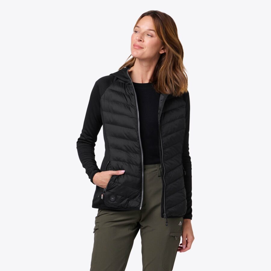 Kazalia Women’s Ventani Hybrid Heated Jacket – Thermal Winter Coat - Image 5