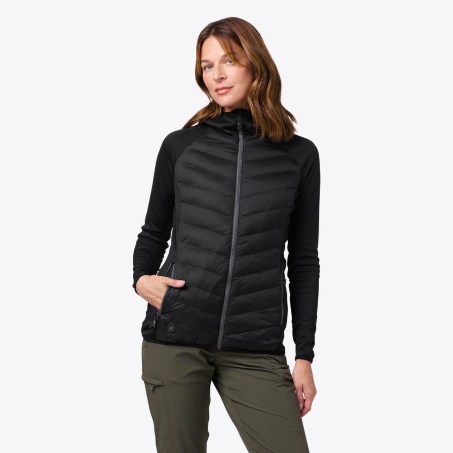 Kazalia Women’s Ventani Hybrid Heated Jacket – Thermal Winter Coat - Image 7