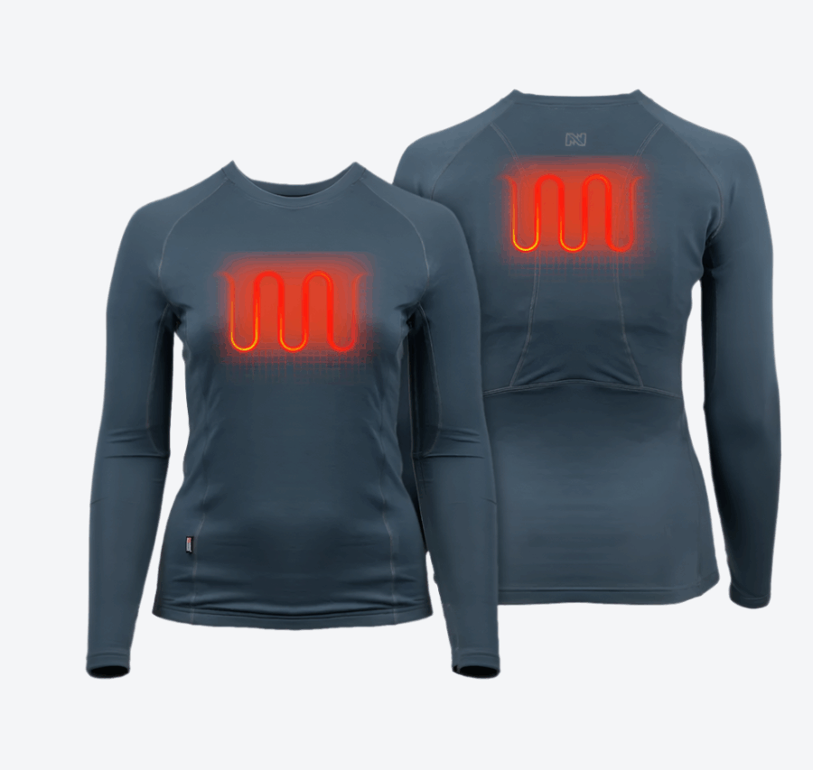 Kazalia Women’s Baselite Heated Baselayer Shirt – Thermal Winter Top - Image 2